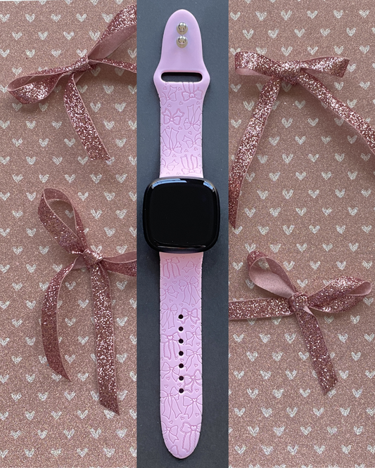 Valentine Bows Fitbit Versa 3/Versa 4/Sense/Sense 2 Watch Band