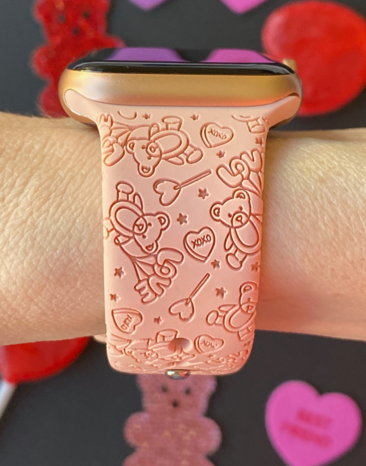 Valentine Love Bears Apple Watch Band