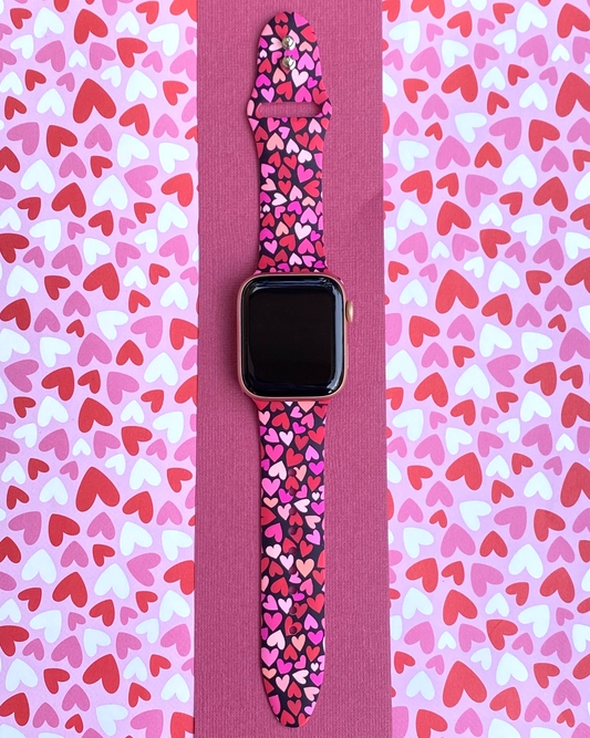 Valentine Hearts Watch Band For Apple Watch
