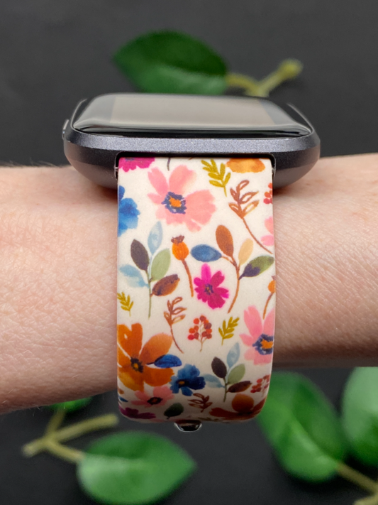 Vintage Floral Fitbit Versa 1/2 Watch Band