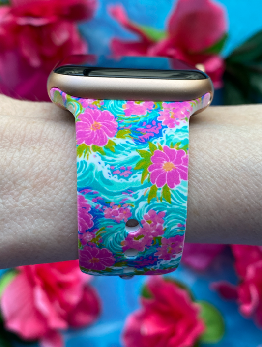 Ocean Waves Watch Band For Apple Watch