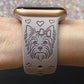 Yorkie With Bow Dog Watch Band For Apple Watch