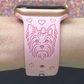 Yorkie With Bow Dog Watch Band For Apple Watch