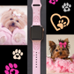 Yorkie With Bow Dog Watch Band For Apple Watch