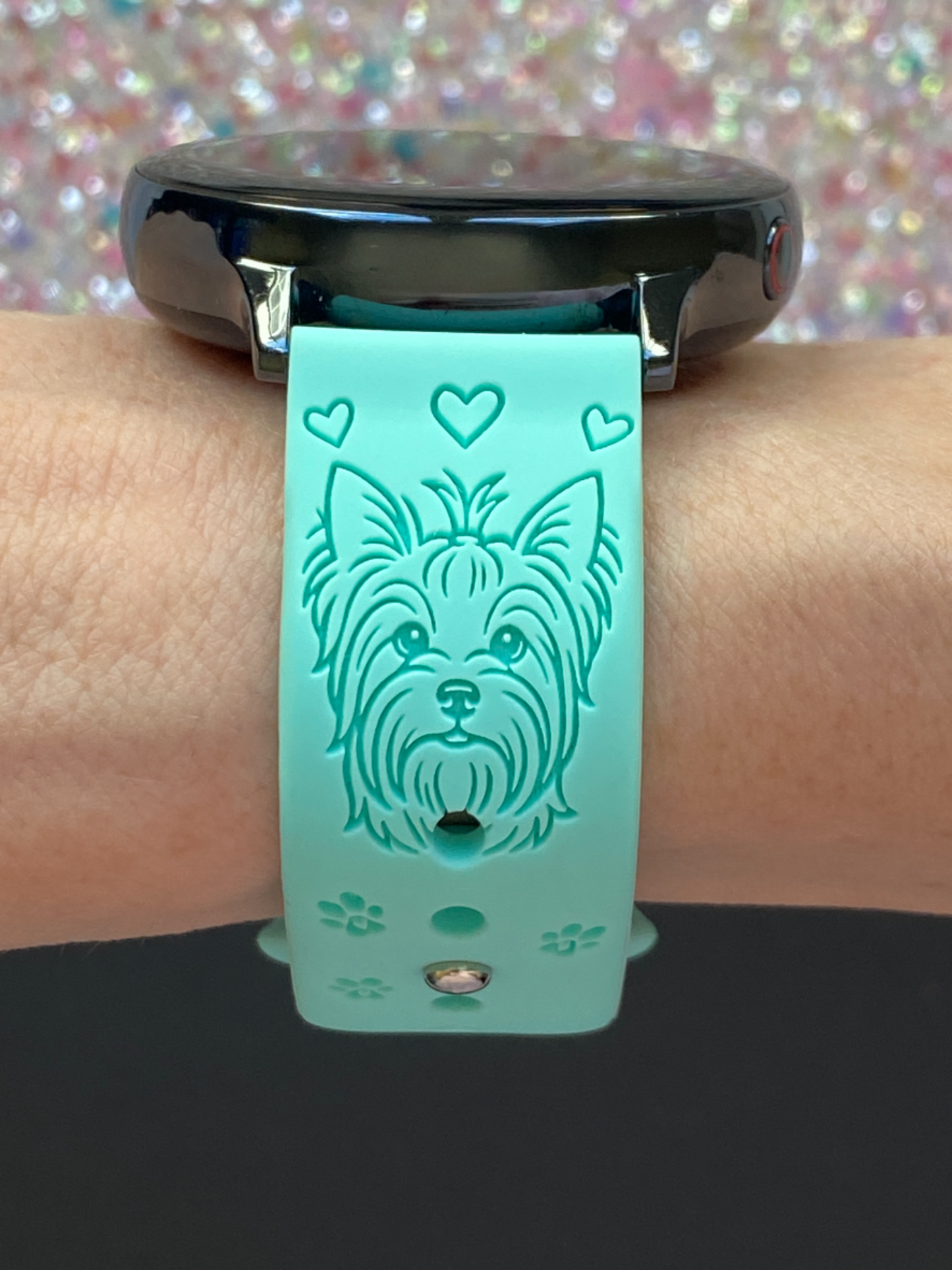 My Yorkie Dog Samsung Galaxy Watch Band
