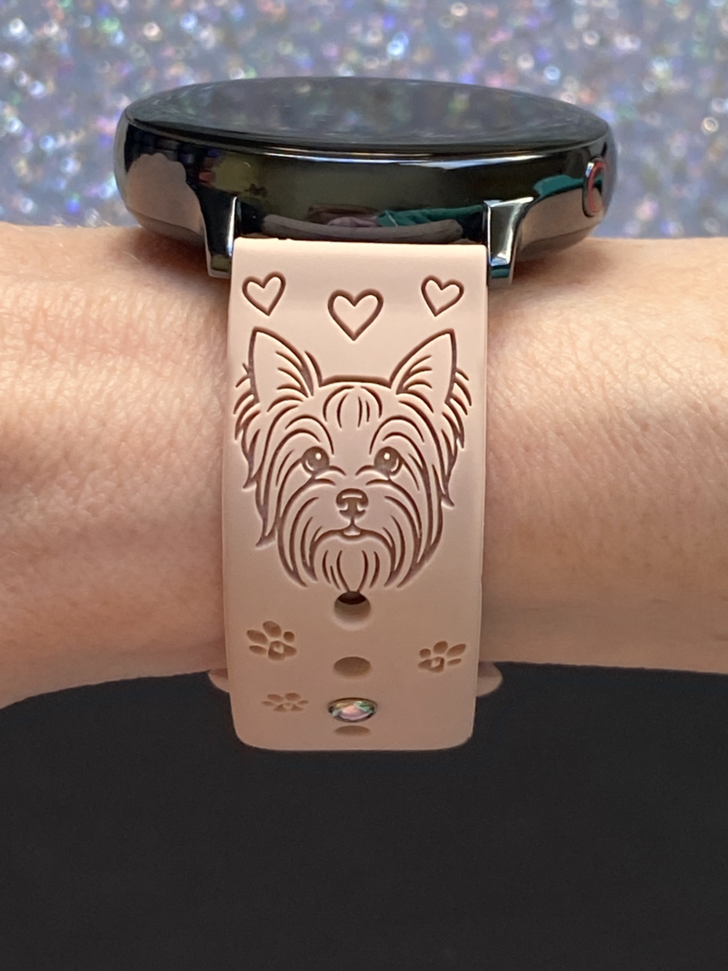 My Yorkie Dog 20mm Samsung Galaxy Watch Band