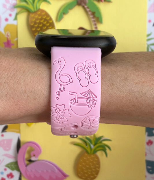 Tropical Summer Fitbit Versa 3/Versa 4/Sense/Sense 2 Watch Band