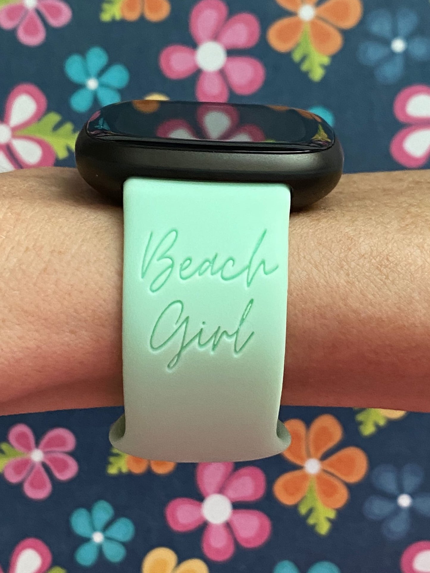 Beach Girl Fitbit Versa 3/Versa 4/Sense/Sense 2 Watch Band