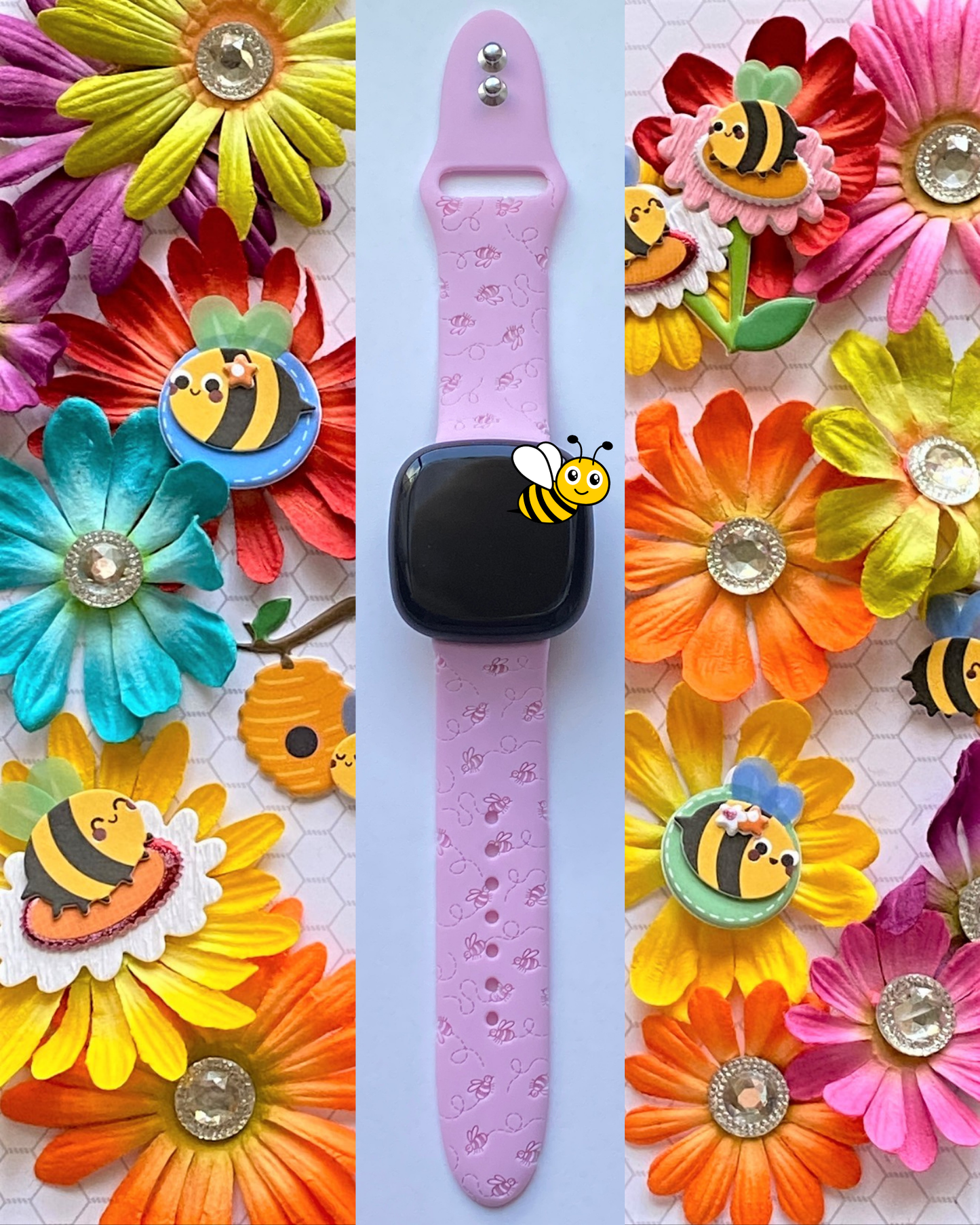 Bees Fitbit Versa 3/Versa 4/Sense/Sense 2 Watch Band