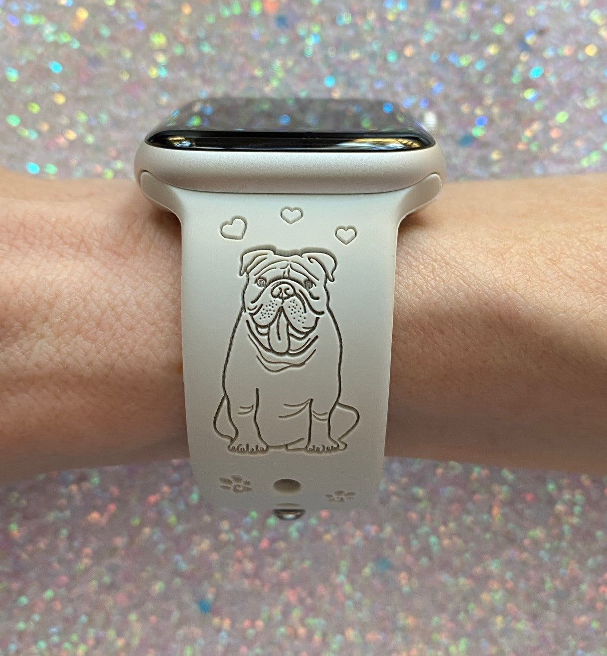 English Bulldog Apple Watch Band