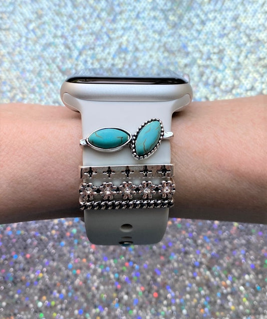 Turquoise Stackable Watch Charms