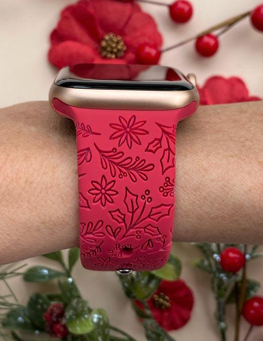 Christmas Holly Apple Watch Band