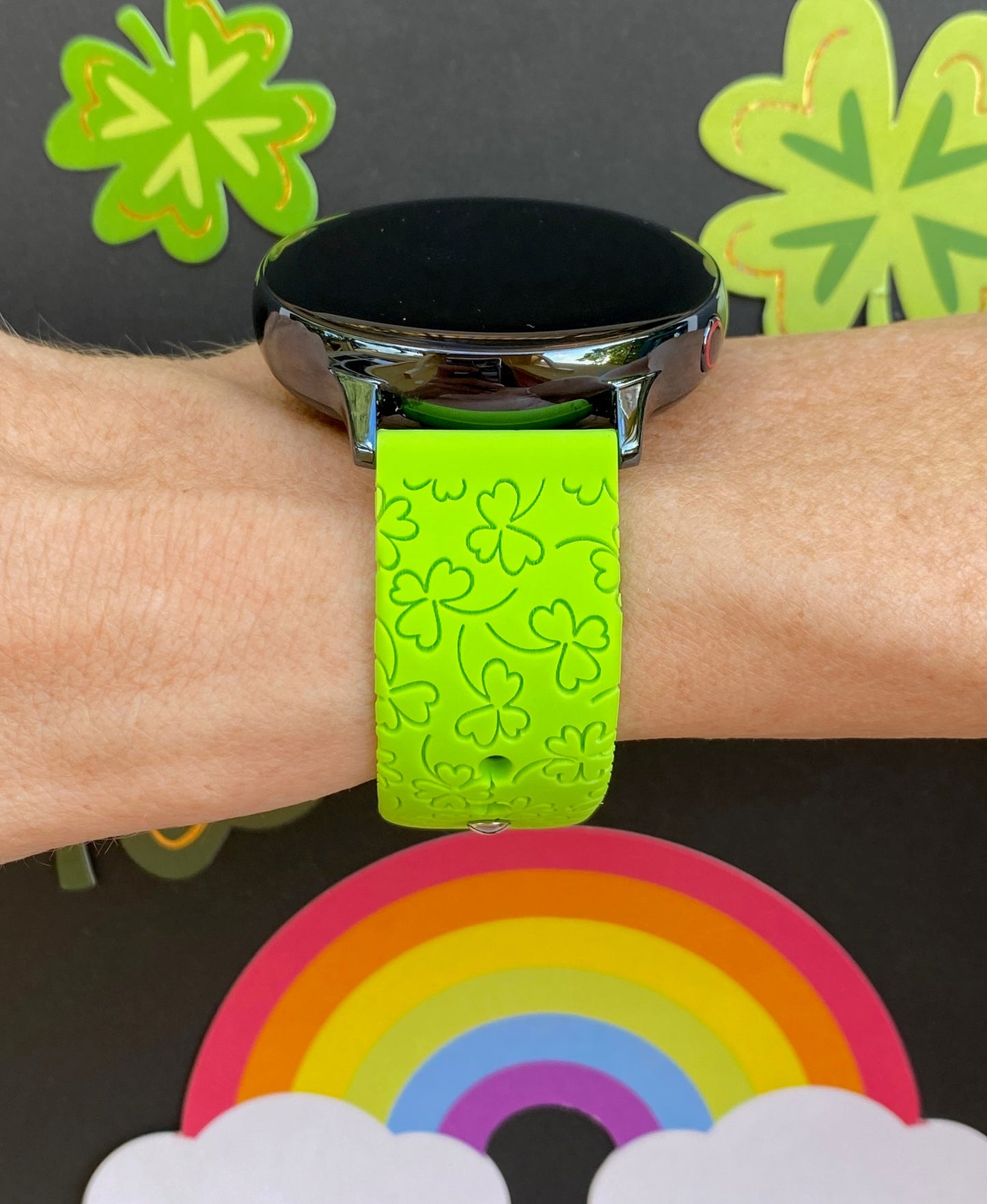 St. Patrick's Day Clover 20mm Samsung Galaxy Watch Band