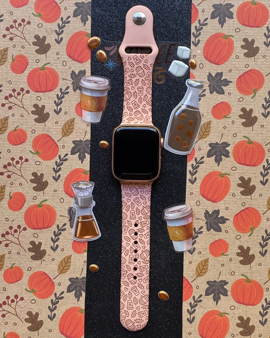 Pumpkin Spice Latte Apple Watch Band