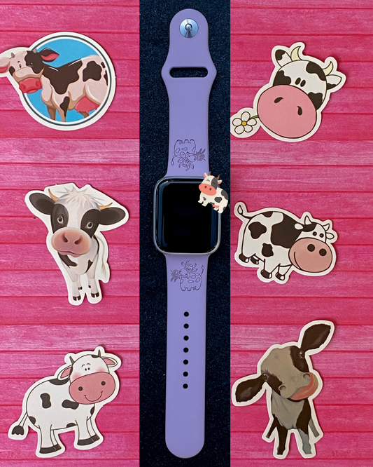 Fancy Cow Apple Watch Band