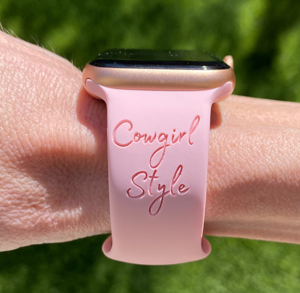 Cowgirl apple watch band hot sale