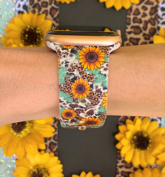 Western Sunflower Apple Watch Band