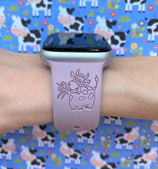 Fancy Cow Apple Watch Band