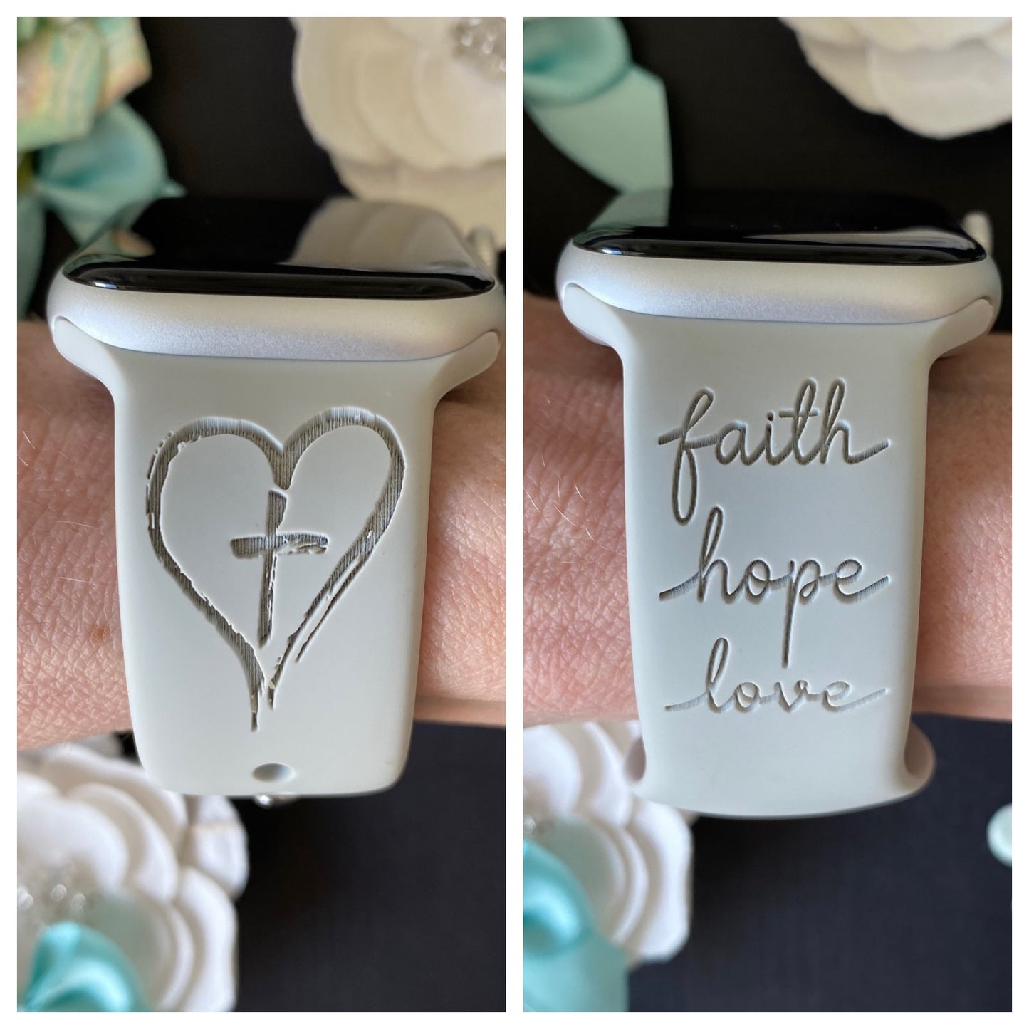 Faith Hope Love Cross Apple Watch Band