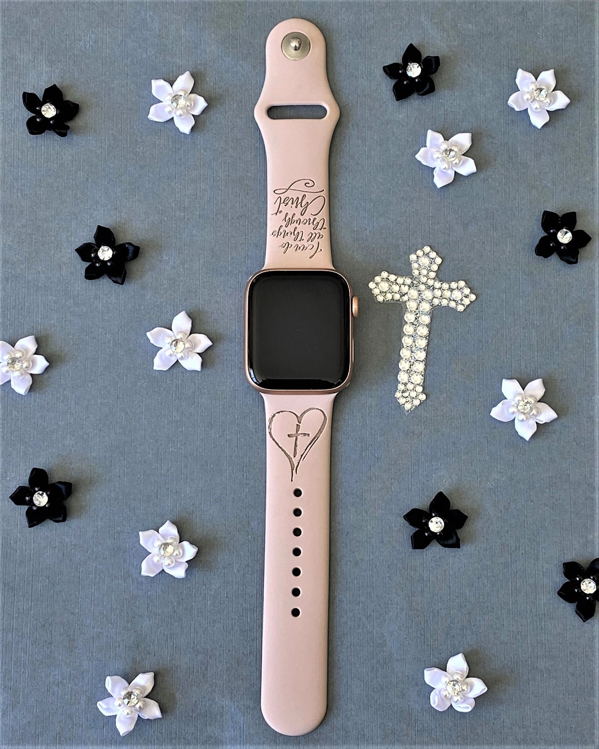Cross and Verse Watch Band For Apple Watch - Main Image