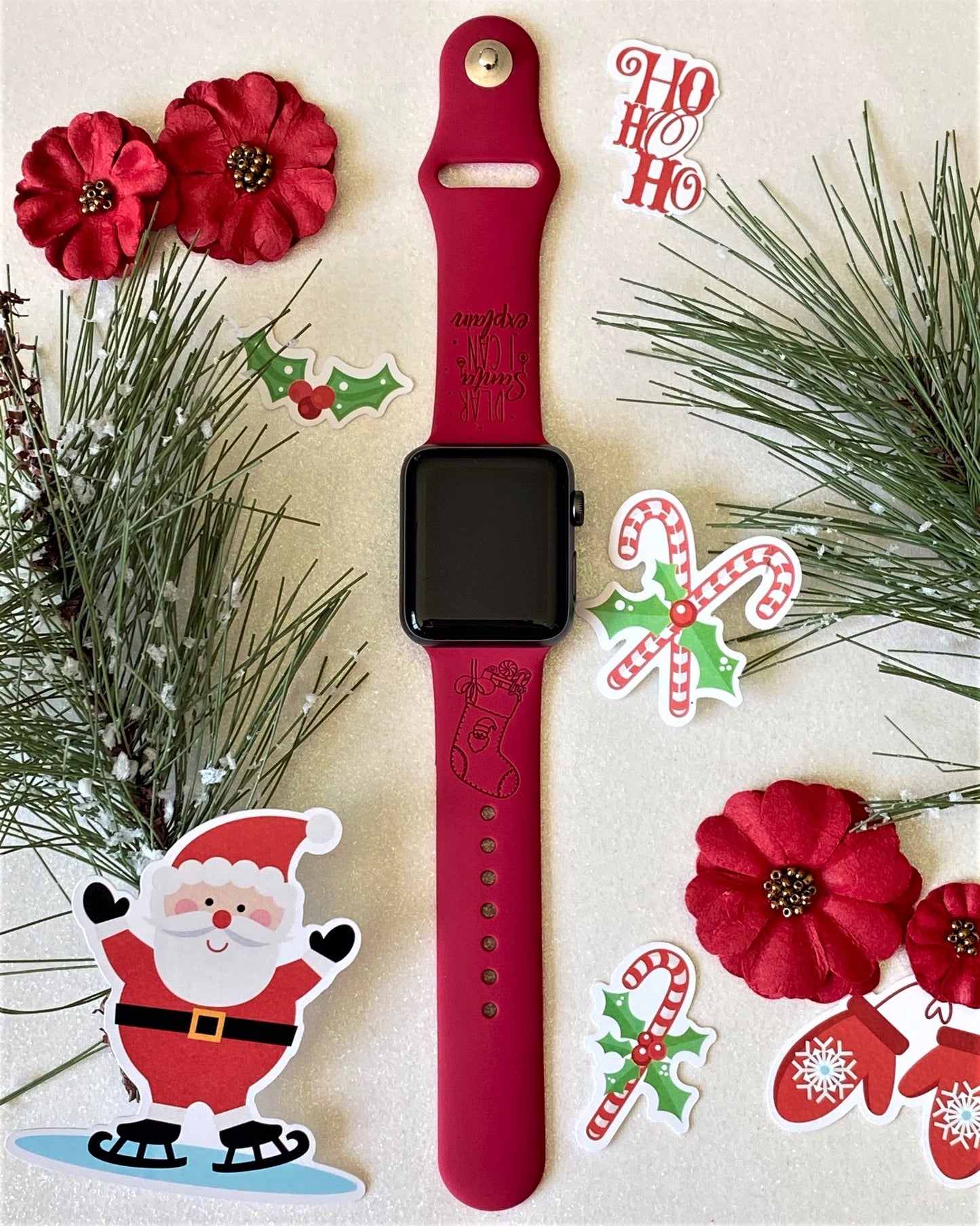 Dear Santa Christmas Apple Watch Band