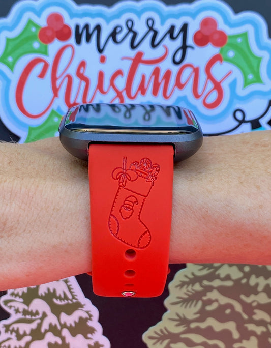 Dear Santa Fitbit Versa 1/2 Watch Band