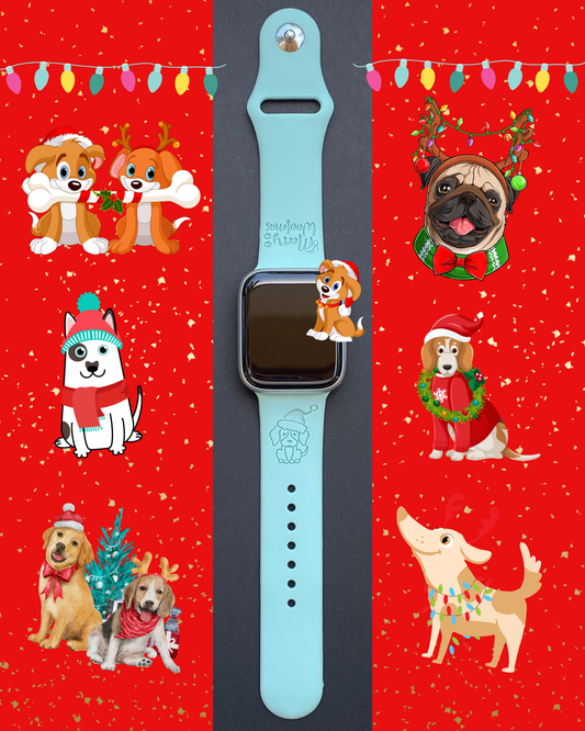 Cute Christmas Dog Apple Watch Band