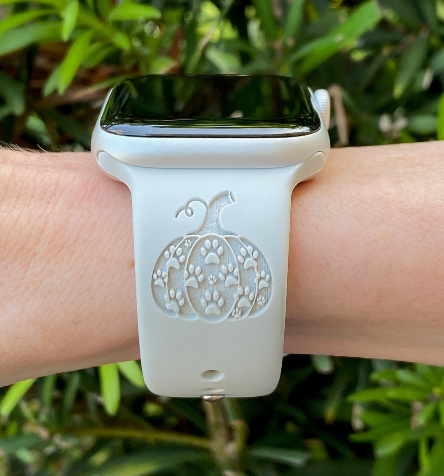 Pumpkin Dog Paws Apple Watch Band