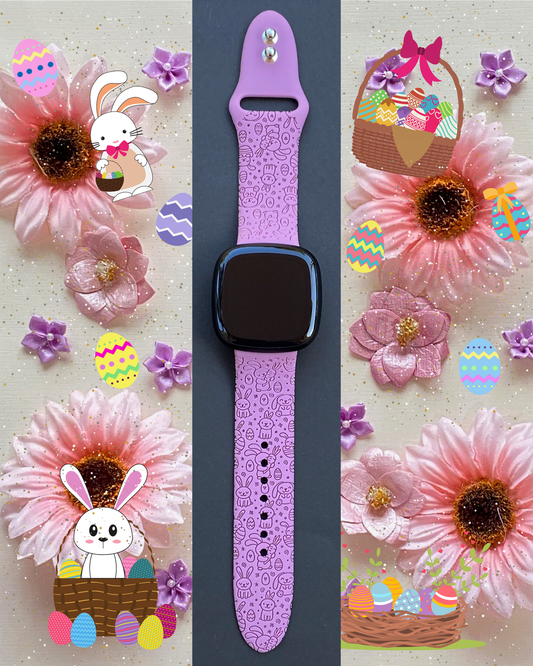 Easter Bunny Fitbit Versa 3/Versa 4/Sense/Sense 2 Watch Band