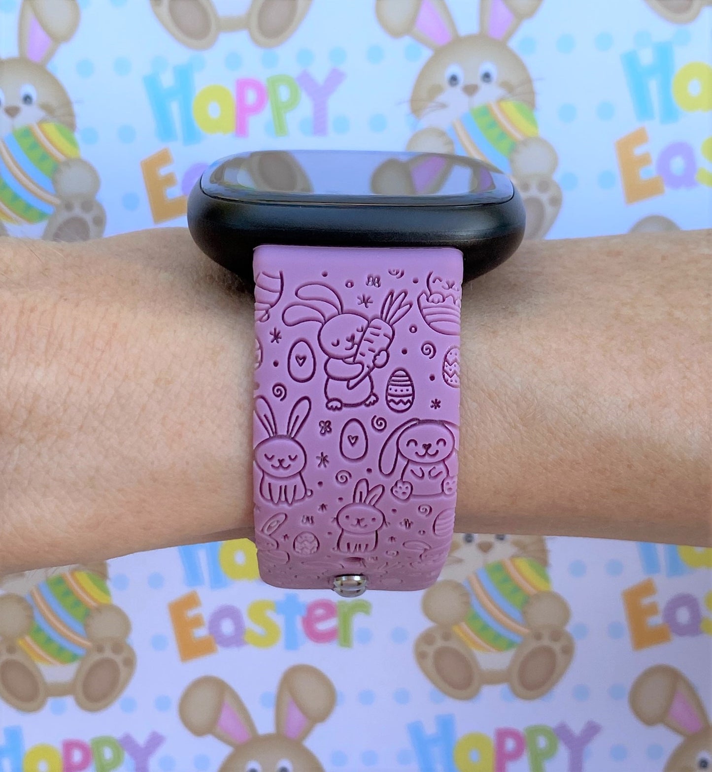 Easter Bunny Fitbit Versa 3/Versa 4/Sense/Sense 2 Watch Band