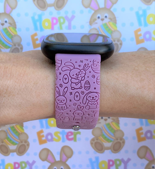 Easter Bunny Fitbit Versa 3/Versa 4/Sense/Sense 2 Watch Band