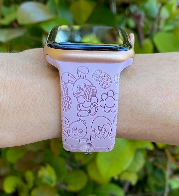 Easter Bunnies and Chicks Apple Watch Band