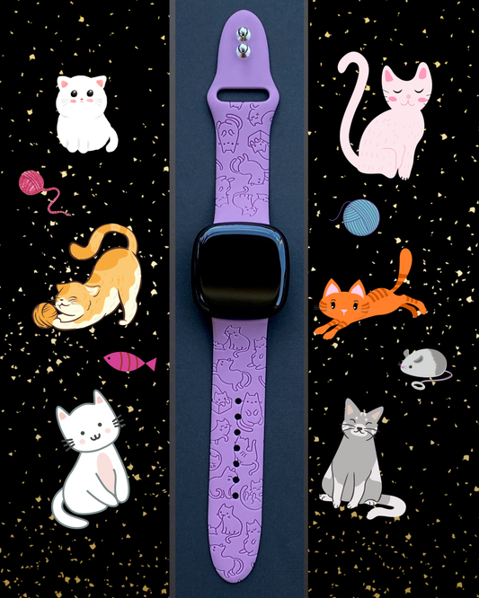 Cat Fitbit Versa 3/Versa 4/Sense/Sense 2 Watch Band