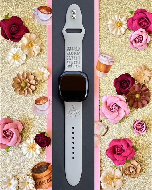 Coffee Fitbit Versa 3/Versa 4/Sense/Sense 2 Watch Band