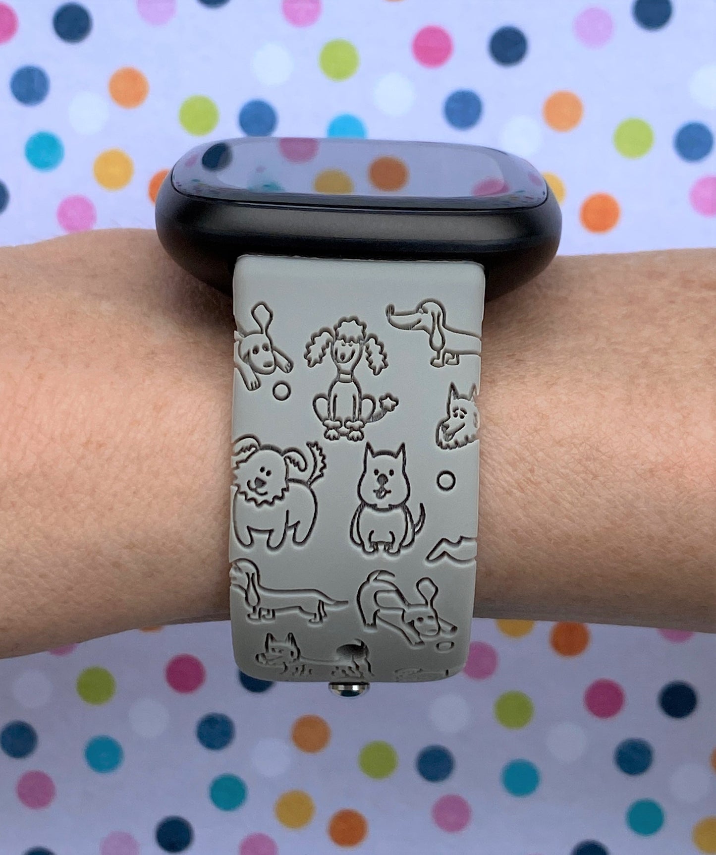 Dogs Fitbit Versa 3/Versa 4/Sense/Sense 2 Watch Band