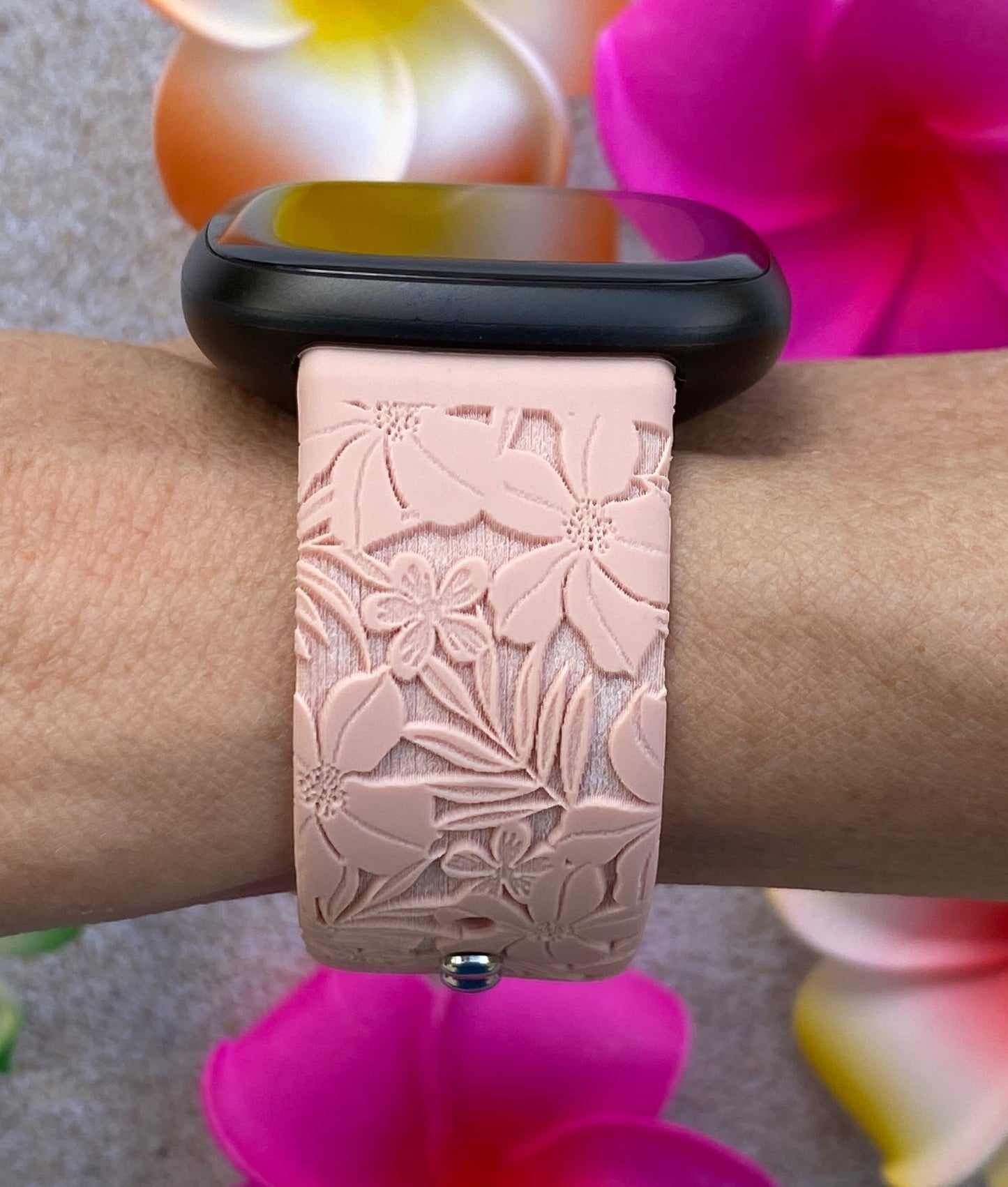 Hibiscus Fitbit Versa 3/Versa 4/Sense/Sense 2 Watch Band