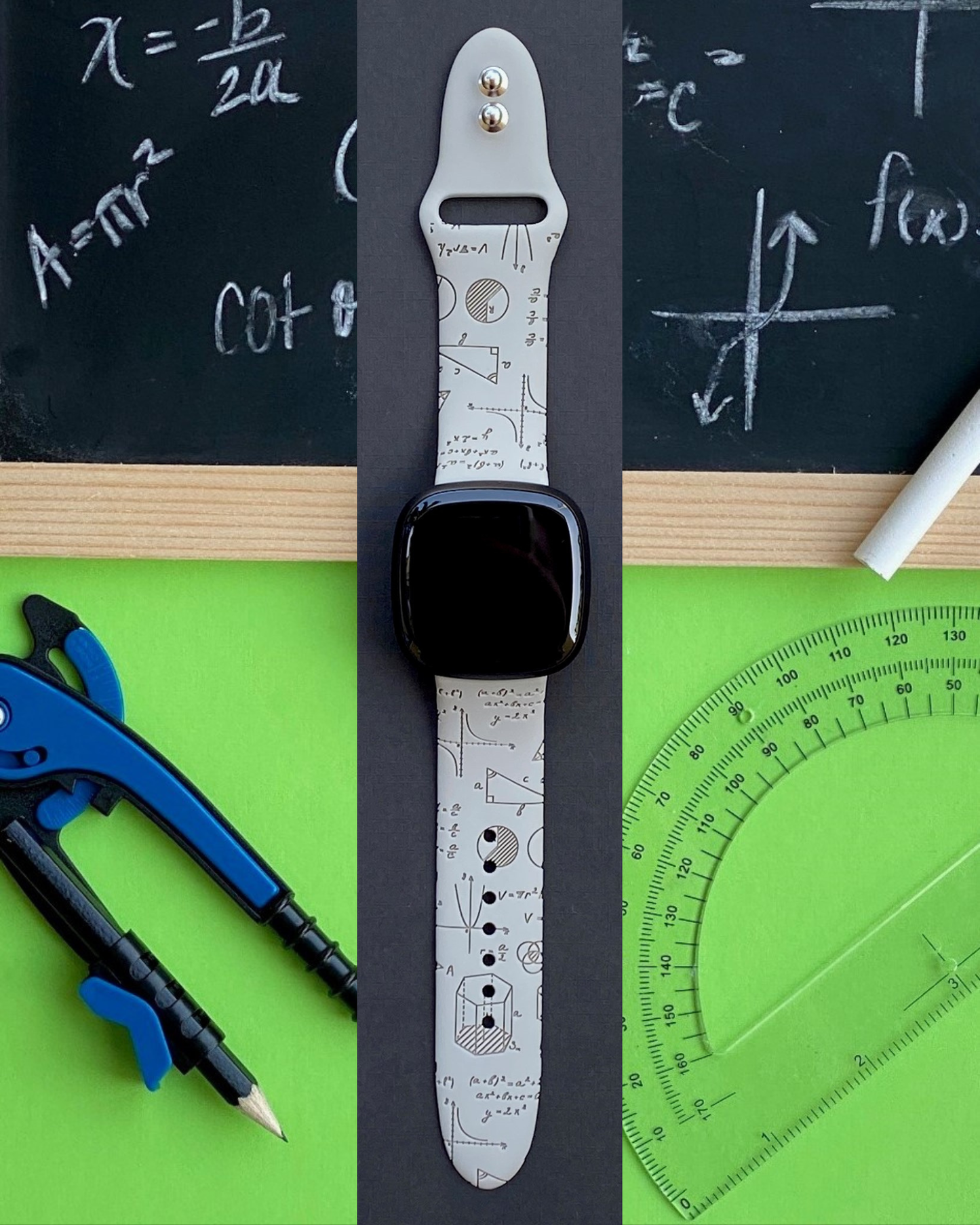 Math Fitbit Versa 3/Versa 4/Sense/Sense 2 Watch Band