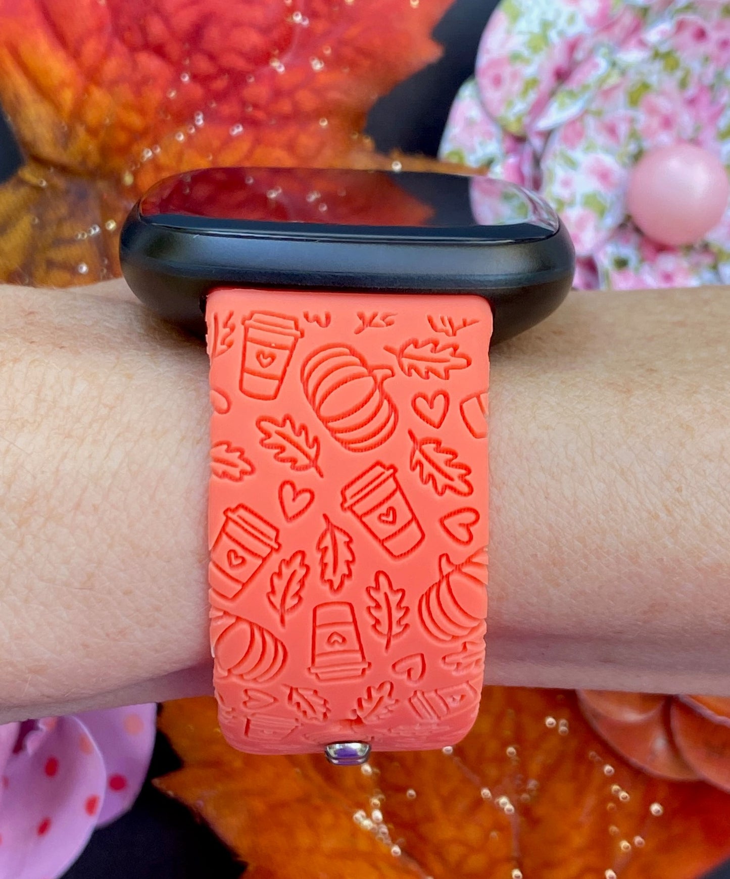 Pumpkin Spice Latte Fitbit Versa 3/Versa 4/Sense/Sense 2 Watch Band