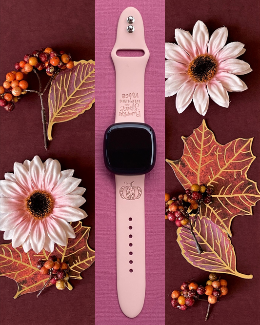 Pumpkin Spice Fitbit Versa 3/Versa 4/Sense/Sense 2 Watch Band