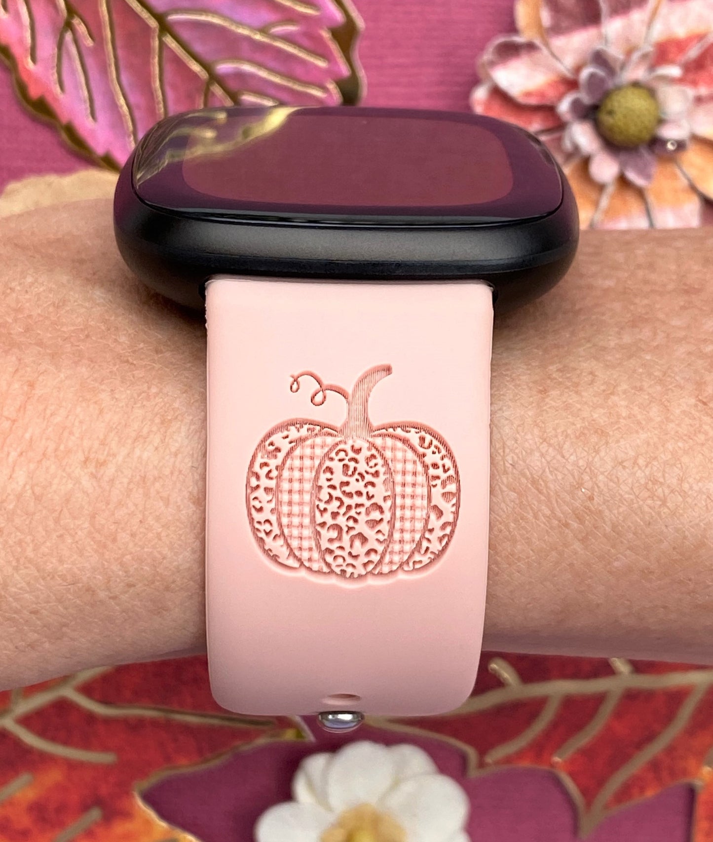 Pumpkin Spice Fitbit Versa 3/Versa 4/Sense/Sense 2 Watch Band