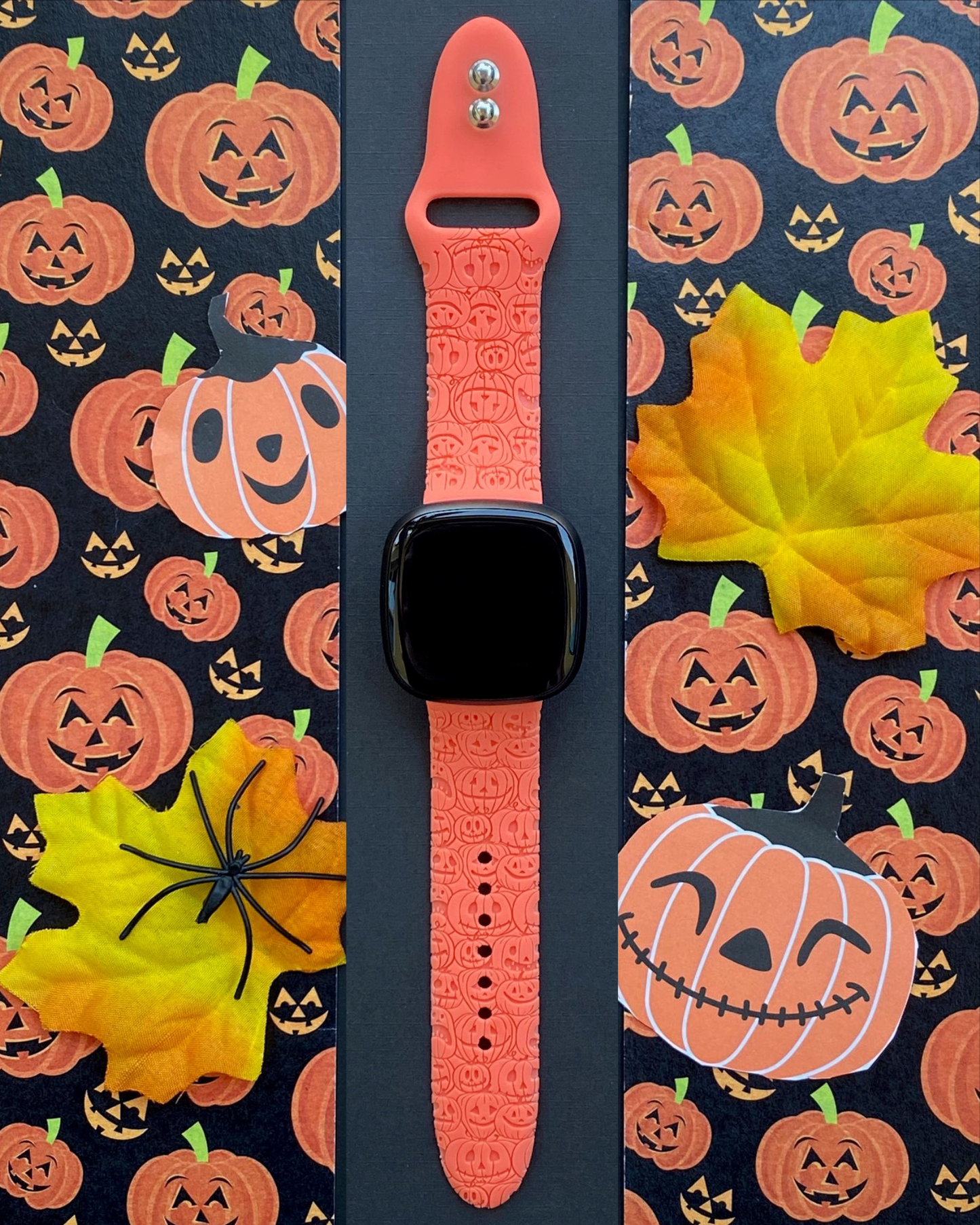 Pumpkins Fitbit Versa 3/Versa 4/Sense/Sense 2 Watch Band
