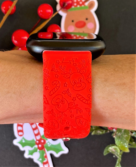 Reindeer Fitbit Versa 3/Versa 4/Sense/Sense 2 Watch Band