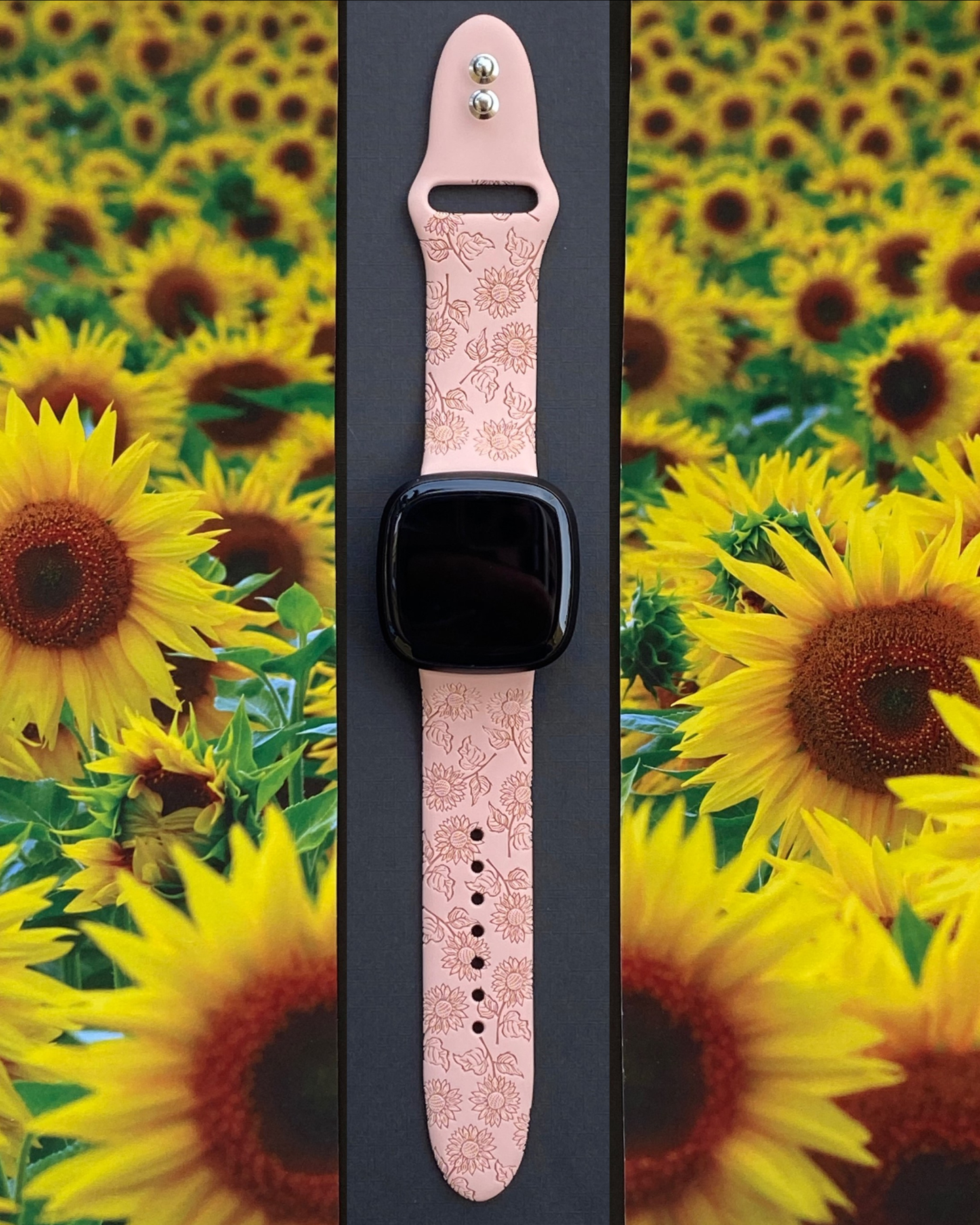 Sunflower Fitbit Versa 3 Versa 4 Sense Sense 2 Watch Band Lux