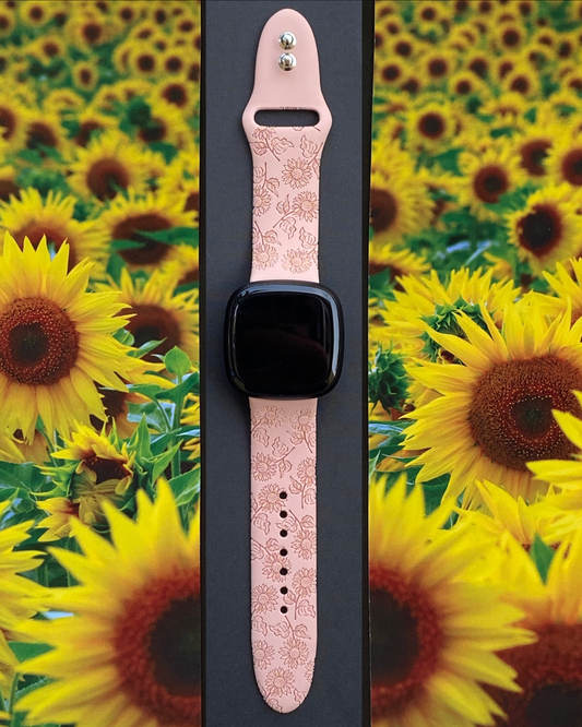 Sunflower Fitbit Versa 3/Versa 4/Sense/Sense 2 Watch Band