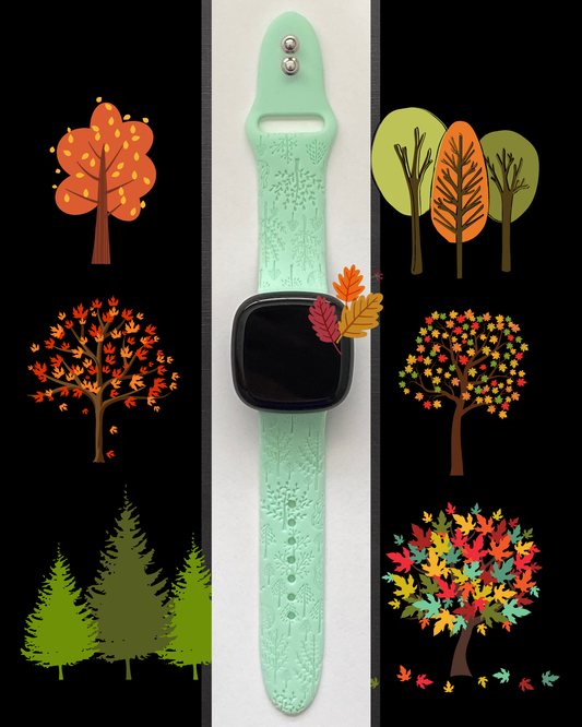 Trees Fitbit Versa 3/Versa 4/Sense/Sense 2 Watch Band