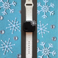White Snowflake Fitbit Versa 3/Versa 4/Sense/Sense 2 Watch Band