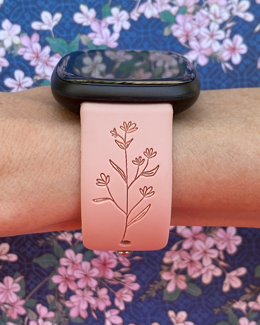 Wildflower Fitbit Versa 3/Versa 4/Sense/Sense 2 Watch Band