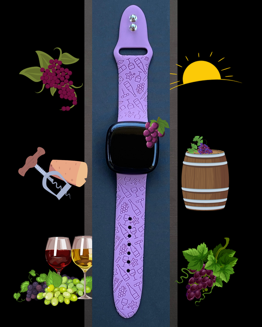 Wine Fitbit Versa 3/Versa 4/Sense/Sense 2 Watch Band