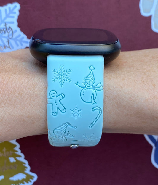 Winter Wonderland Fitbit Versa 3/Versa 4/Sense/Sense 2 Watch Band