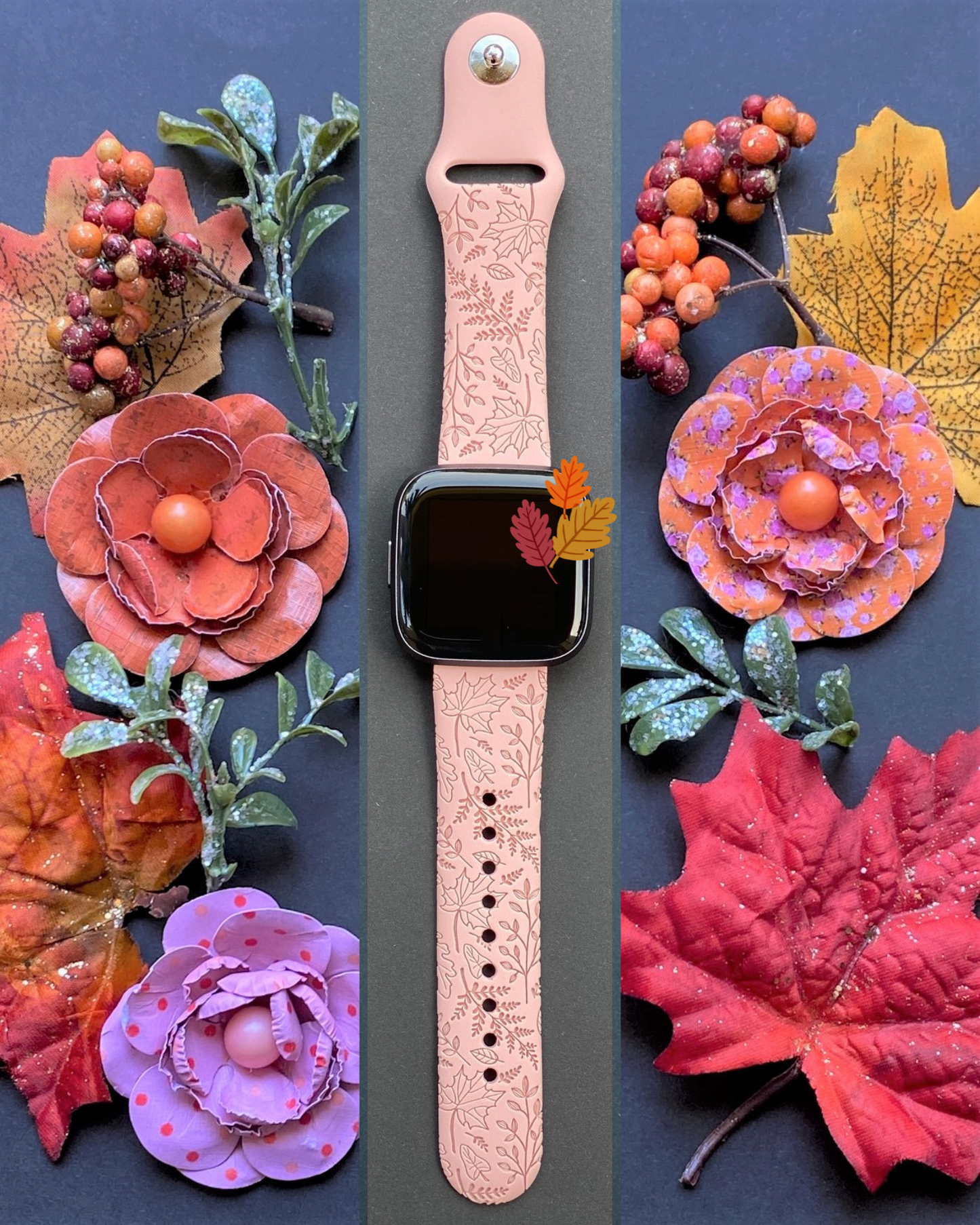 Autumn Leaves Fitbit Versa 1/2 Watch Band